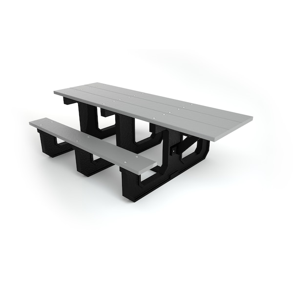 Gray 6' ADA Park Place Table